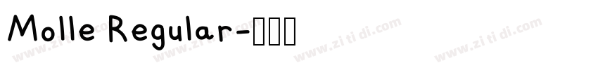 Molle Regular字体转换